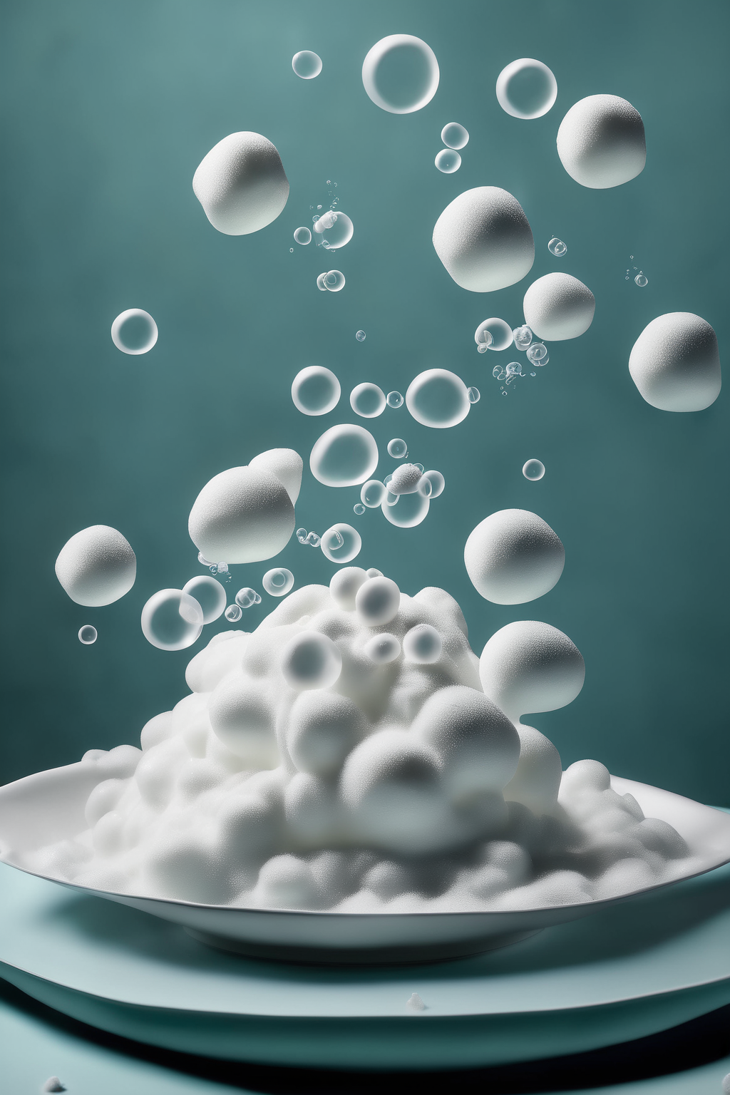 00154-1063932613-_lora_Surreal Plate_1_Surreal Plate - a plate with soap foam and bubbles.png